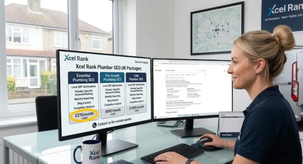 What Does Xcel Rank Charge for Plumber SEO in the UK?